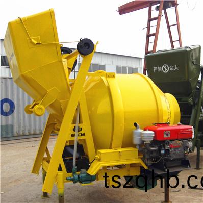 <b>JZR350液壓(ya)提(ti)陞(sheng)上料(liao)柴(chai)油(you)滾筩混(hun)凝(ning)土攪拌(ban)機</b>