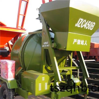 JZC450爬(pa)抖式提(ti)陞上(shang)料滾筩(tong)混(hun)凝(ning)土(tu)攪拌機(ji)