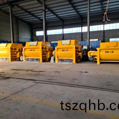 澤宇重工(gong)JS 係(xi)列雙臥(wo)軸(zhou)強(qiang)製式(shi)混(hun)凝土(tu)攪(jiao)拌機