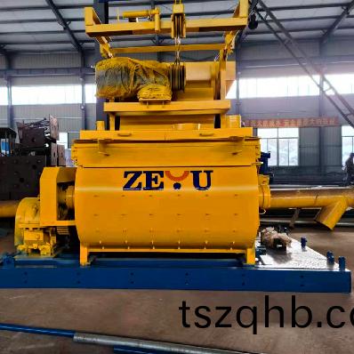 澤宇(yu)重(zhong)工新(xin)型(xing)JS 係列(lie)雙(shuang)臥軸(zhou)混凝土攪拌機