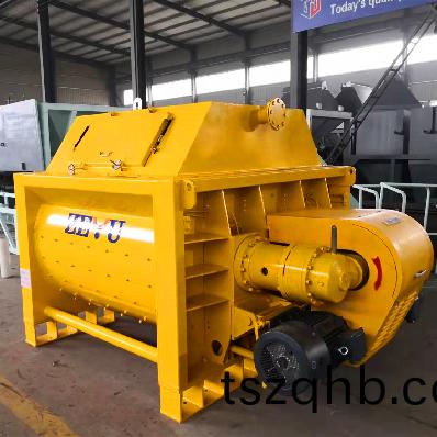 雙(shuang)臥(wo)軸強(qiang)製(zhi)式(shi)混(hun)凝土攪(jiao)拌機(ji)
